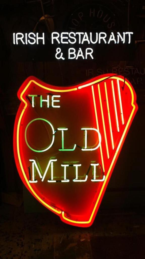 the old mill irish bar sign