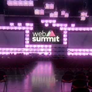 Web Summit Purple Neon Signage LED