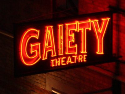 gaiety neon sign