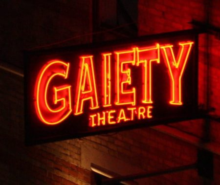 gaiety neon sign